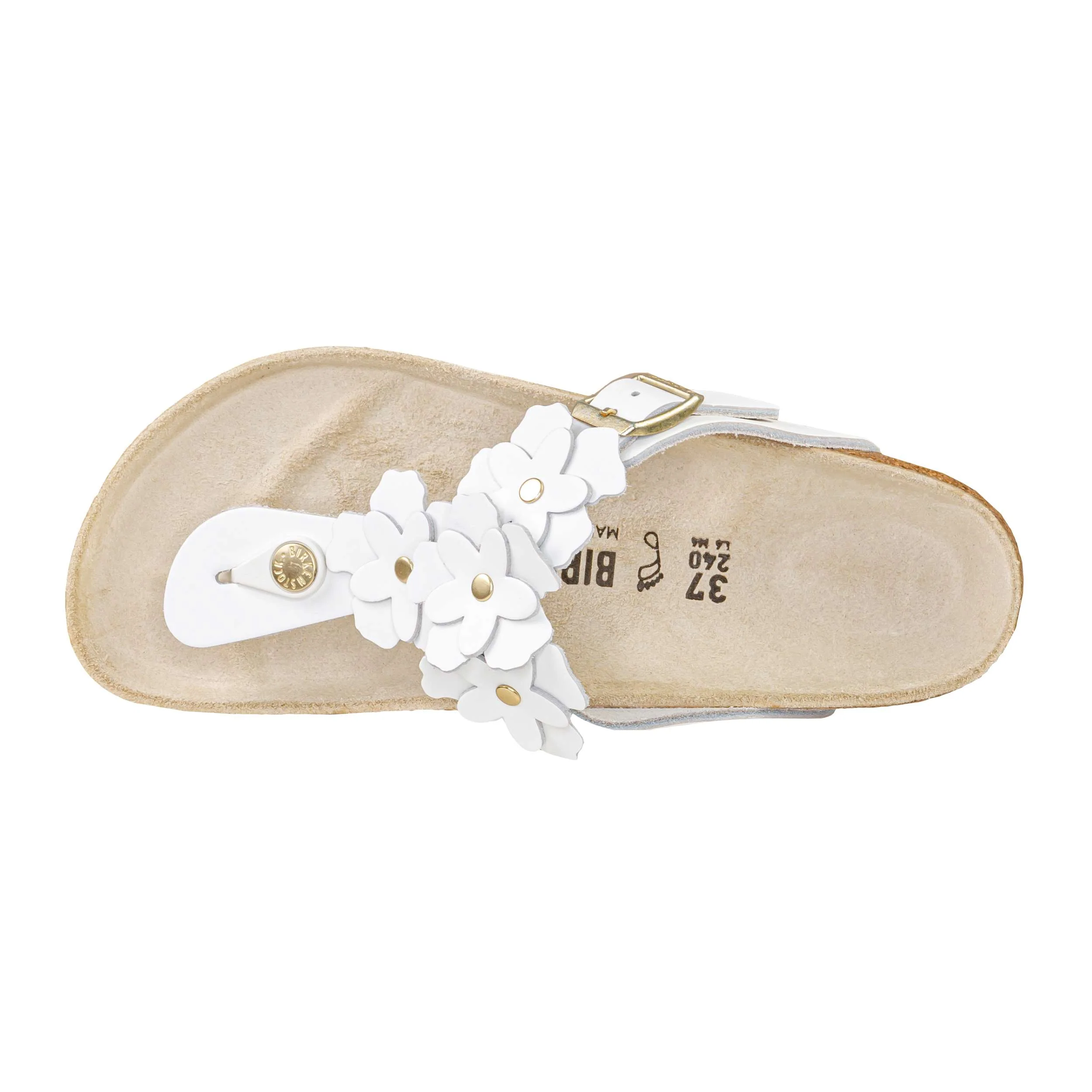 BIRKENSTOCK 1026686 GIZEH FLOWERS WHITE - Image 3