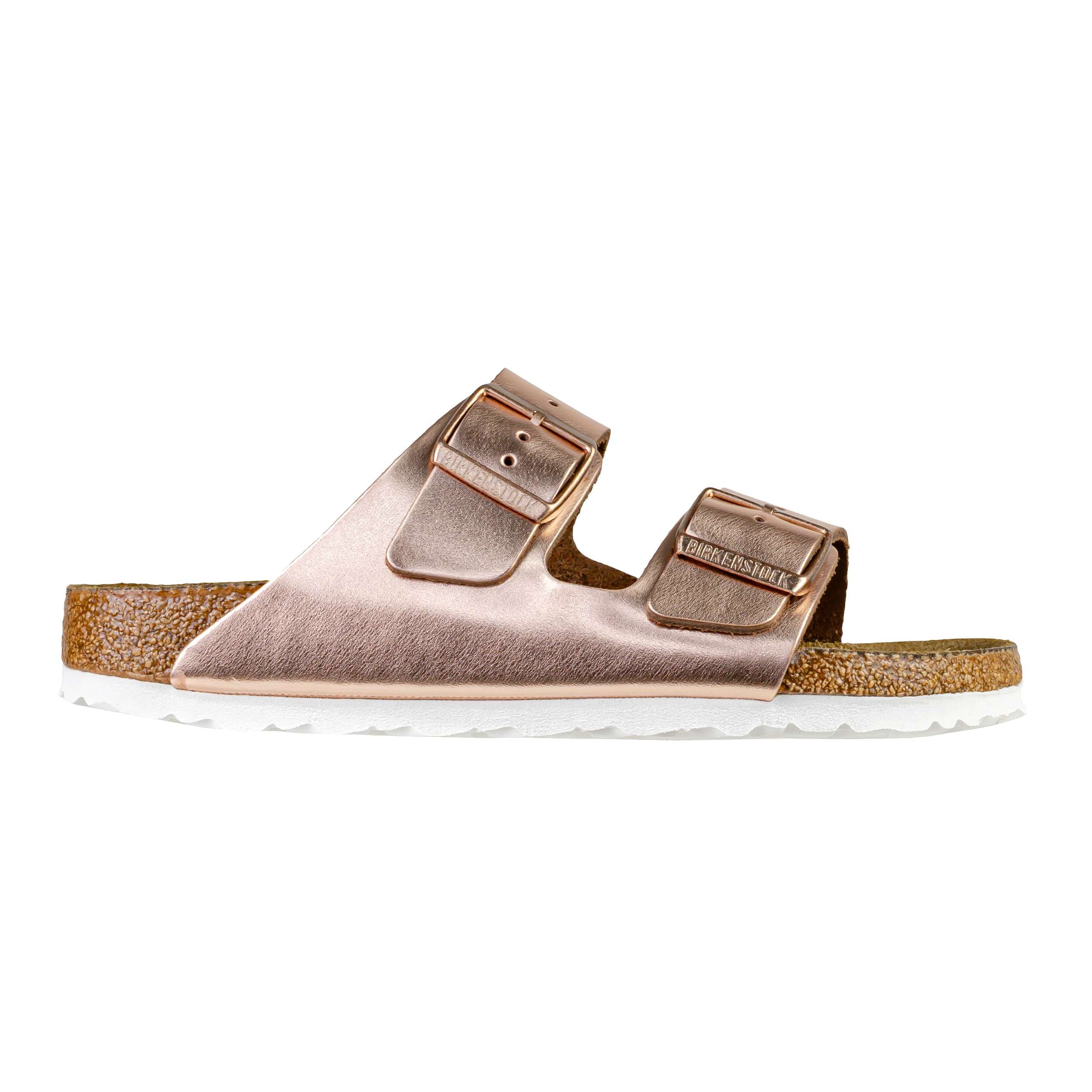 BIRKENSTOCK 952093 ARIZONA SOFT FOOTBED METALLIC COPPER