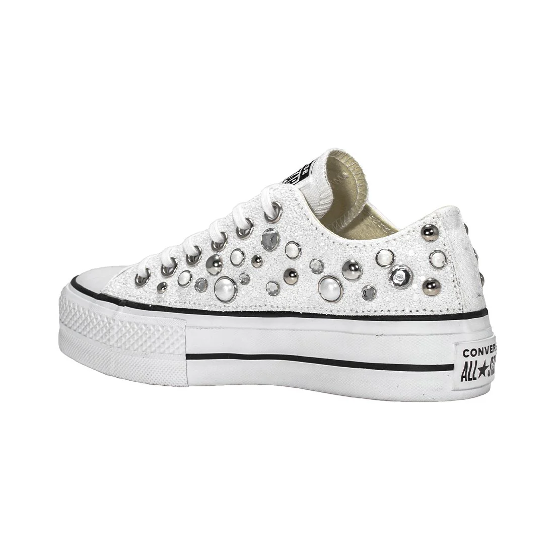 CONVERSE PLATFORM PERSONALIZZATE BIANCA AGAZIA - Image 5