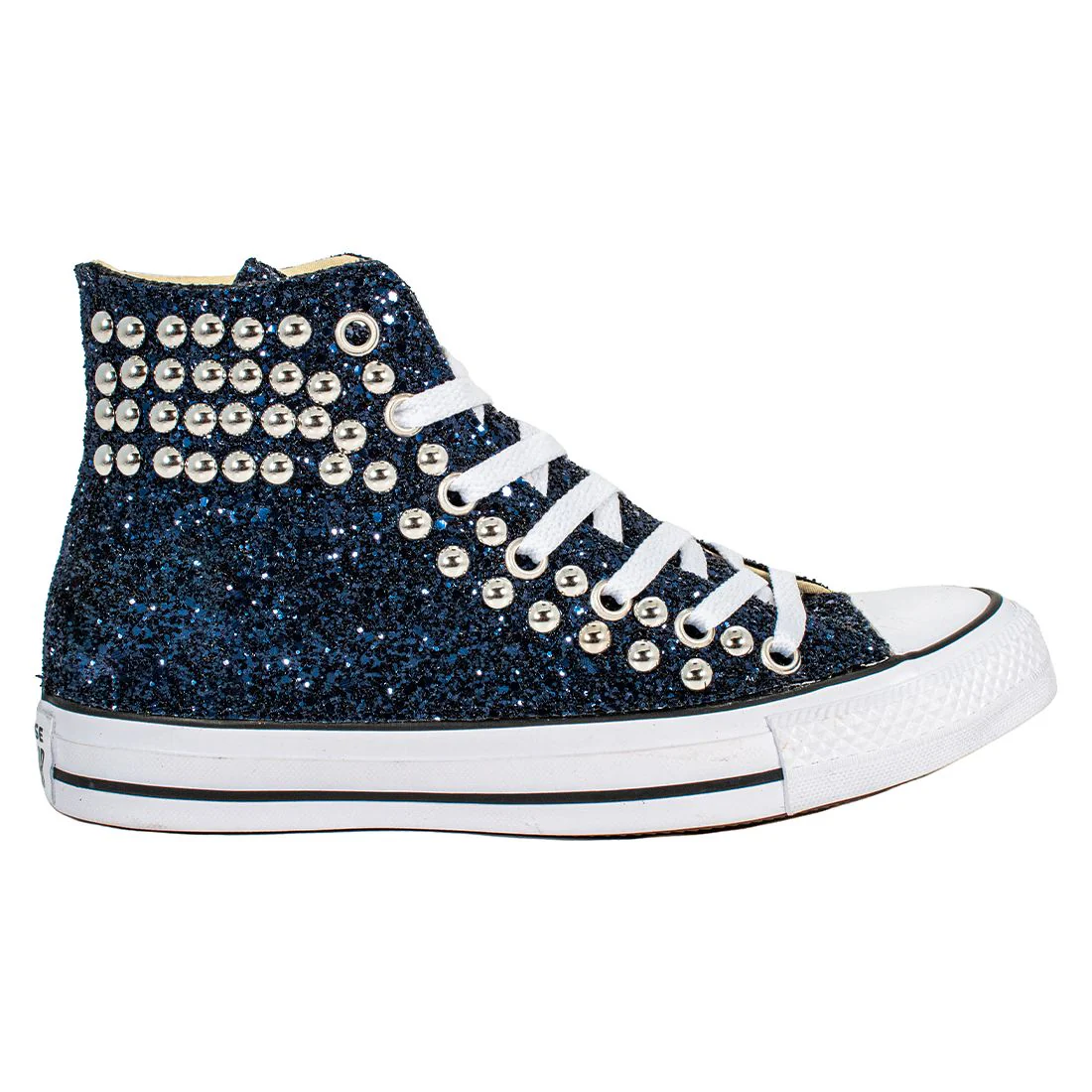 CONVERSE PERSONALIZZATE BLU HAYEZ - Image 2
