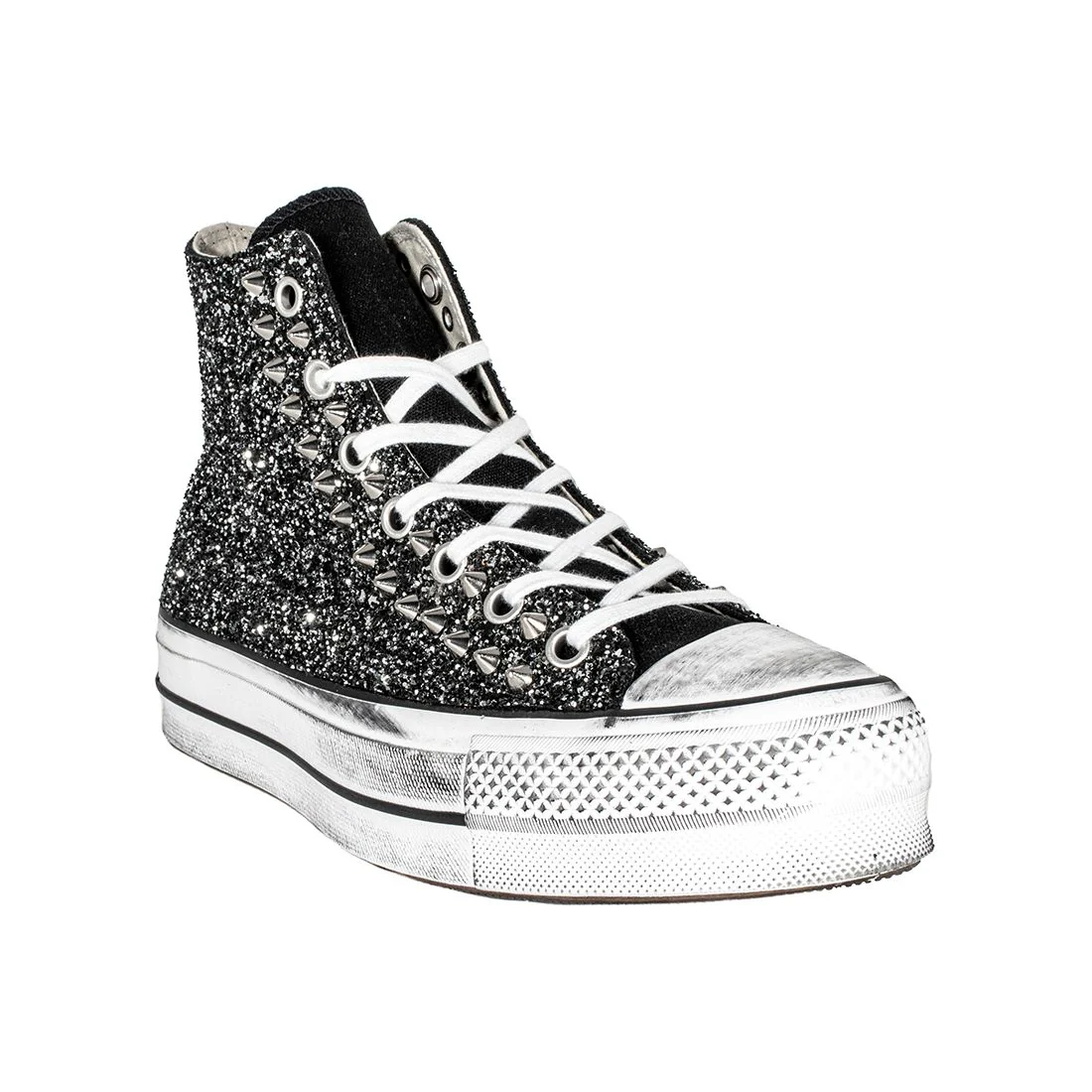 CONVERSE PLATFORM PERSONALIZZATE NERA KINGSTON - Image 3