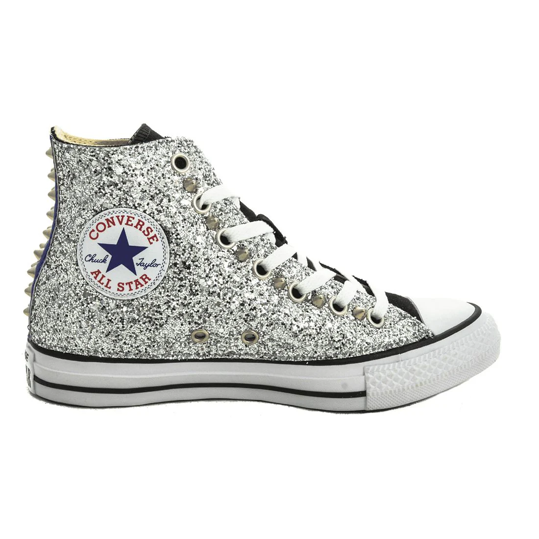 CONVERSE PERSONALIZZATE ARGENTO VELIUS - Image 2