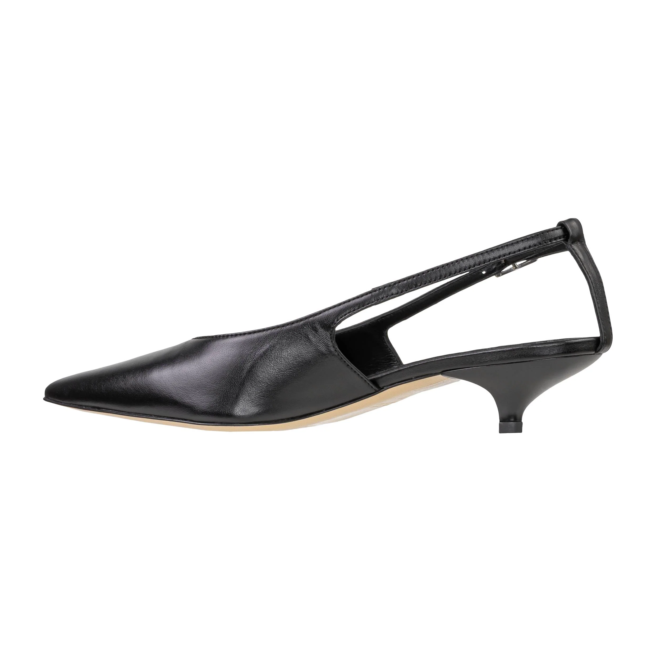 ISABELLE PARIS 734 SLINGBACK NAPPA NERO - Image 3