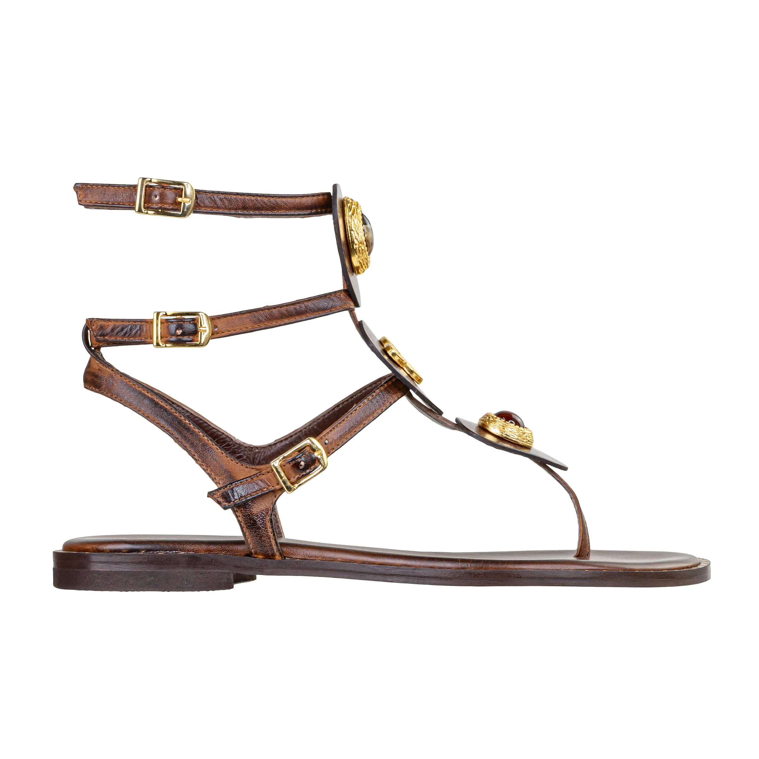 KOTRIS K-3030 SANDALO CHOCO LEATHER