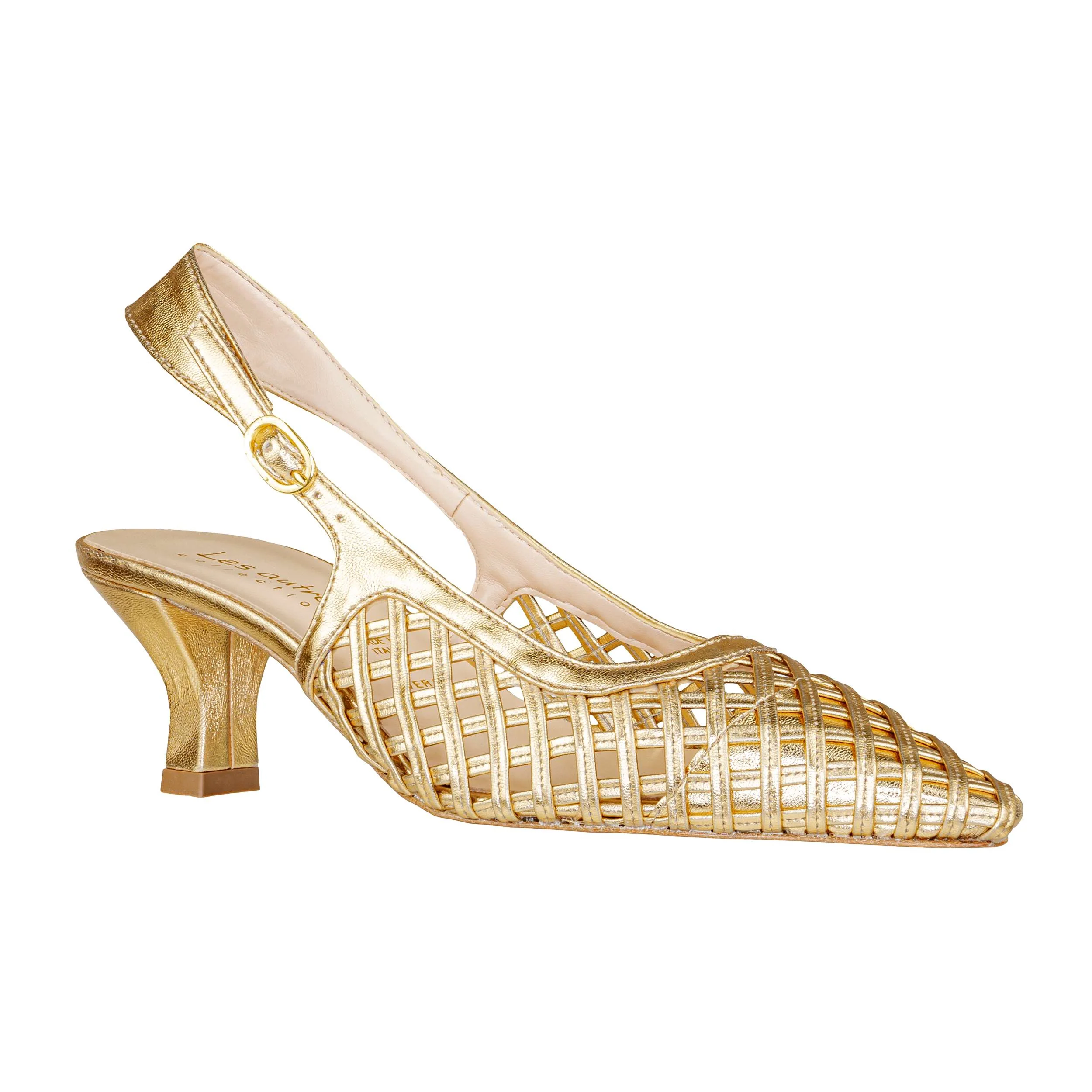 LES AUTRES Q1634LM SLINGBACK LIZ LAM ORO - Image 2