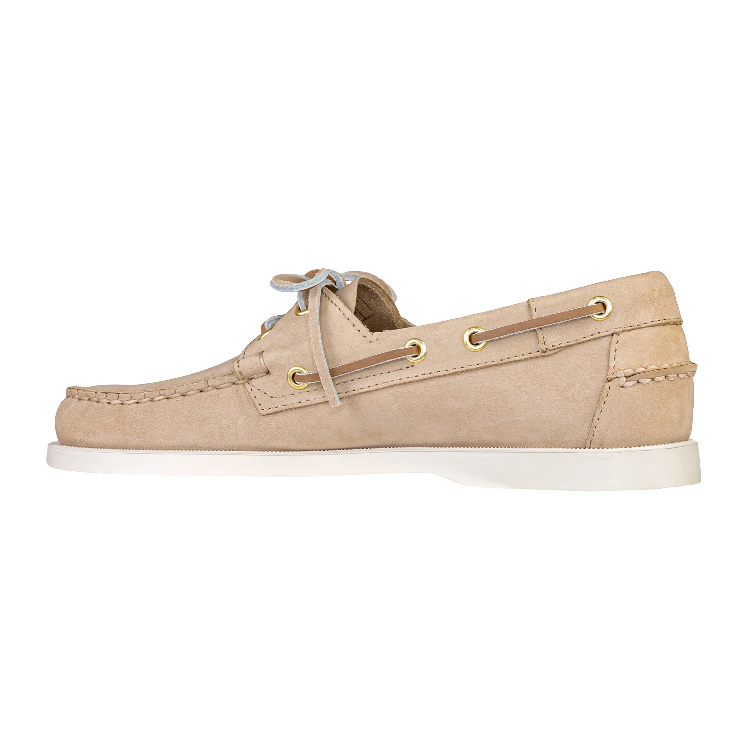 SEBAGO DOCKSIDES PORTLAND NUBUCK BEIGE-CAMEL - Image 3