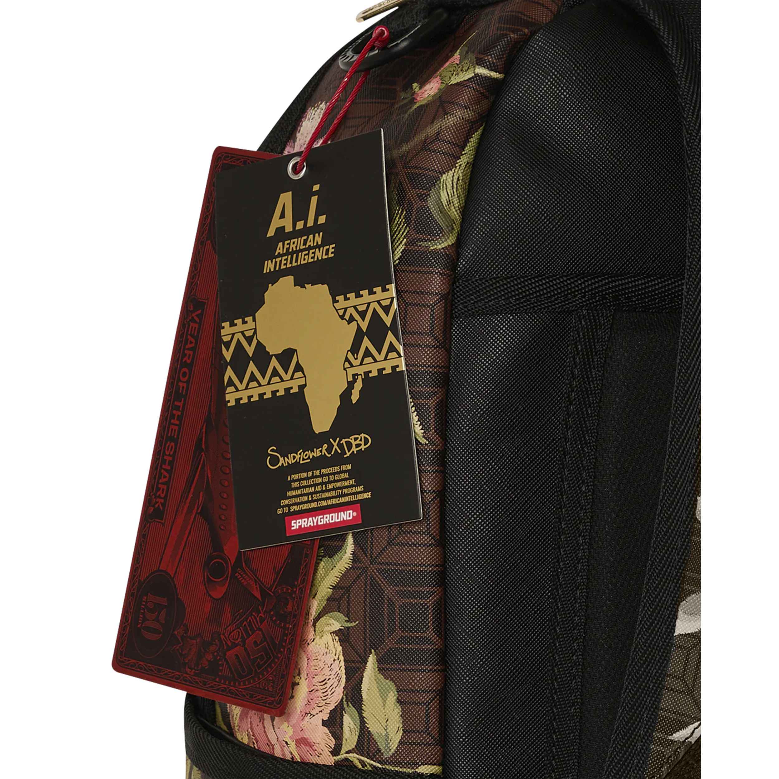 SPRAYGROUND AI HENNY FLORAL BACKPACK - Image 9