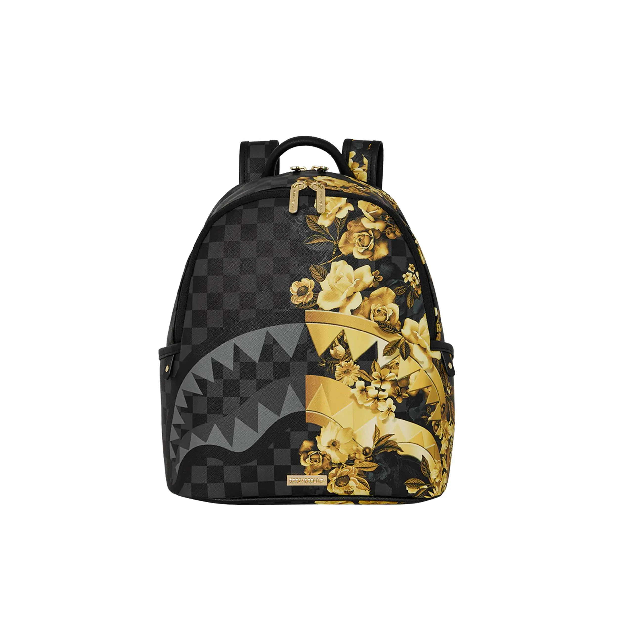 SPRAYGROUND GOLD FLORAL REMIX SAVAGE BACKPACK