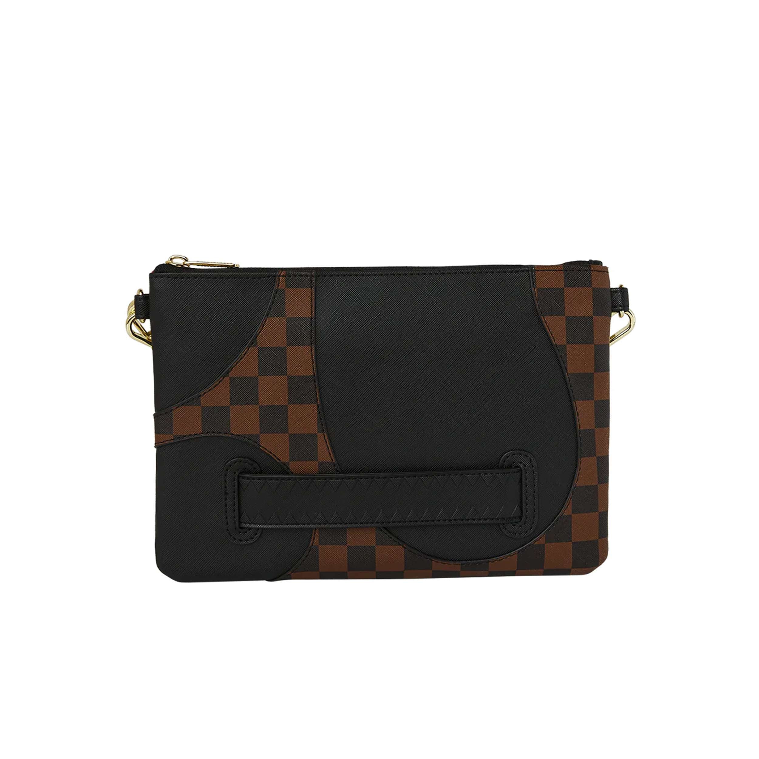 SPRAYGROUND JETSTREAM BROWN CROSSOVER CLUTCH - Image 3