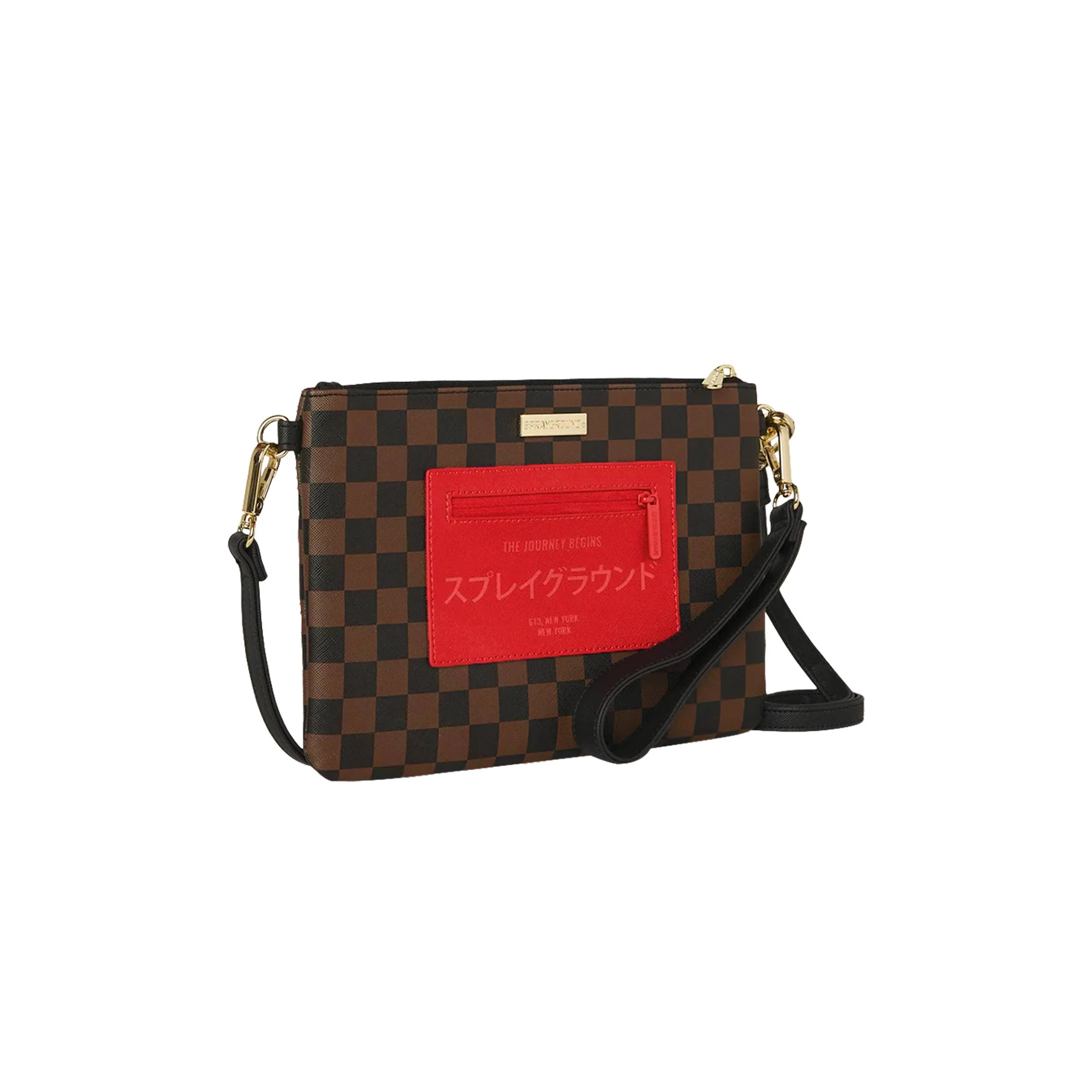 SPRAYGROUND RED REDEMPTION CROSSOVER CLUTCH - Image 3