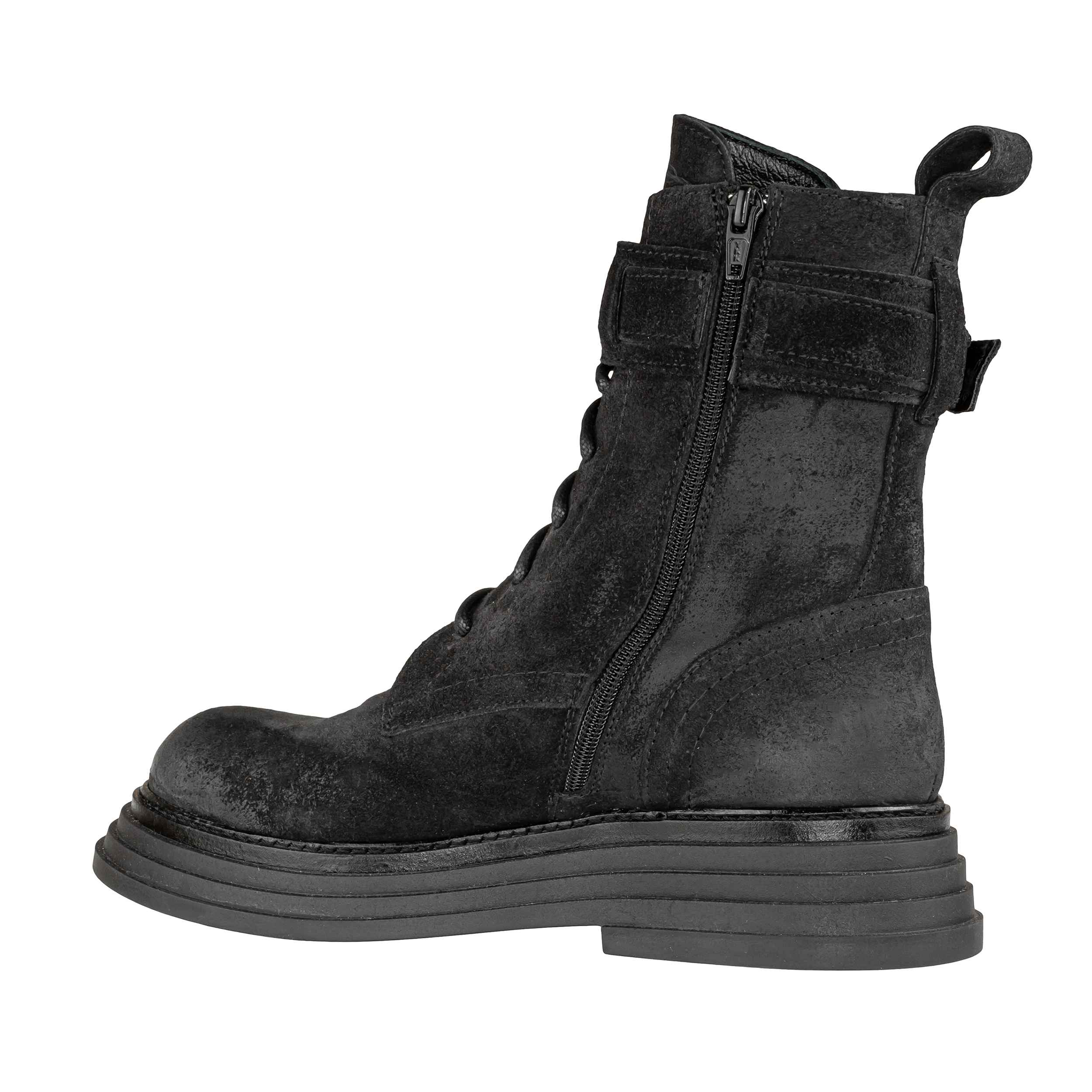 THE FLOW 601 STIVALETTO PELLE ANTRACITE - Image 3